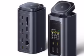 Baseus tung chiếc dock có 15 cổng kết nối thêm sạc không dây