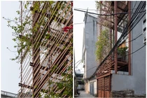 Nhà phố ngập ánh sáng lạ thường giữa Hà Nội