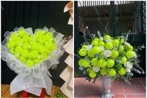 Lần đầu xuất hiện, hoa bóng Pickleball gây sốt thị trường 20/10 