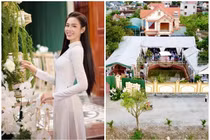 Bên trong ngôi nhà khang trang của Hoa hậu Đỗ Thị Hà tại Thanh Hóa 