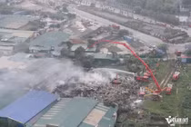 Công an Hà Nội lý giải nguyên nhân lửa bùng lớn ở cụm kho xưởng rộng 6.000m2
