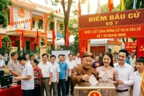 Ứng dụng công nghệ số vào việc tuyên truyền bầu cử tại xã Quang Minh