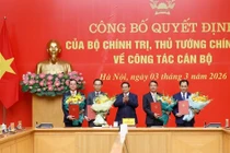 Thủ tướng Chính phủ bổ nhiệm lãnh đạo các bộ, cơ quan trung ương