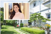Cận cảnh biệt thự 600m2 của Hồ Quỳnh Hương trước khi kết hôn