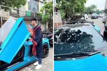 Chàng trai lái Lamborghini đi tốt nghiệp Đại học ở Hà Nội