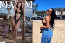 Mẫu ngoại cỡ gốc Hàn Quốc đầu tiên lên bìa Maxim giờ ra sao?