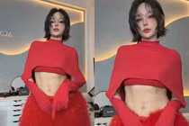 "Phú bà" Huyền Baby bị chê "cơ bụng giả trân"