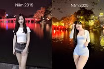 Nữ gymer gây chú ý khi chia sẻ hình ảnh trong quá khứ