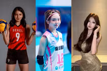 Dàn mỹ nhân bóng chuyền gây sốt giải châu Á tại Việt Nam