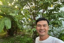 Ngôi nhà trồng rau, cây ăn trái của Tiết Cương và vợ trẻ
