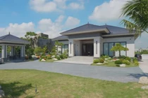 Cận cảnh biệt thự như resort cao cấp của kiến trúc sư tại Hưng Yên