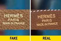 Cách đơn giản phân biệt hàng "nhái" thương hiệu thời trang nổi tiếng