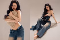 Hot girl TikTok Bò Chảnh "chơi lớn" khoe vai trần cực bạo