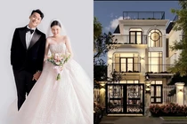 Tuyển thủ Việt Nam và vợ hot girl khoe biệt thự chục tỷ 