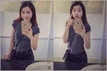 Lộ ảnh lúc chưa thẩm mỹ của bạn gái cầu thủ Vũ Văn Thanh