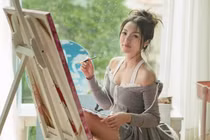 "Hot girl ngực khủng" Thủy Top mừng tuổi mới với ảnh cực nét