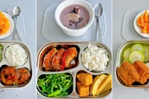 Nàng dâu khoe mâm cơm cữ mẹ chồng nấu bài trí đẹp mắt
