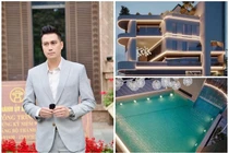 Bên trong biệt thự lộng lẫy như cung điện của Việt Anh