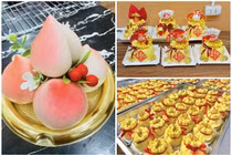 Sát ngày vía Thần Tài, bánh hũ vàng, bánh bao túi tiền hút khách 