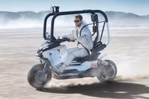 Cận cảnh BMW Motorrad Vision CE - xe máy điện không cần đội mũ bảo hiểm