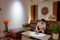 Bên trong căn hộ thông minh của BLV Tạ Biên Cương 