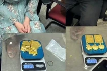 Phát hiện 5 hành khách giấu gần 13 kg kim loại nghi là vàng ở sân bay Nội Bài