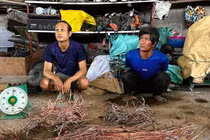 Bắt giữ hai đối tượng trộm cắp dây điện trị giá gần 193 triệu đồng