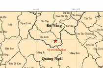 5 trận động đất xảy ra trong ít giờ ở Đà Nẵng, Quảng Ngãi