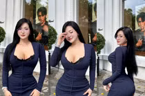 "Hot girl Đồng Nai" Phan Thị Bảo Trân diện đồ bó sát khoe body đồng hồ cát