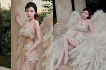 Phương Bora hóa "thiên thần" khoe nhan sắc lộng lẫy gây bão mạng xã hội