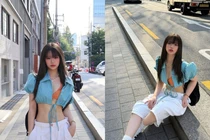 Linh Ka không ngại thử phong cách mới khoe eo thon "con kiến"