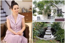 Bên trong biệt thự 2 mặt tiền bề thế của của Mai Thu Huyền