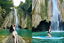 "Nàng Eva Tuyên Quang" khoe nhan sắc hòa mình với thiên nhiên