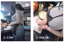 Đổi content, hot TikToker Pi Tiên vào bếp hút triệu view