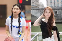 Ái nữ út nhà MC Quyền Linh chiếm spotlight trên sân bóng rổ