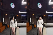 "Phú bà" Yogurt Ng khoe đôi chân dài khi đi chơi bi-a