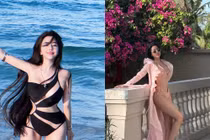"Đệ nhất hot girl Sài thành" xả ảnh đi biển lộ body miễn chê