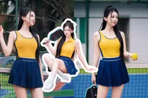 Hot girl pickleball xinh đẹp mới nổi làm dân mạng xao xuyến