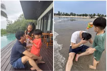 Ảnh đời thường giản dị khó tin của Cường Đô La bên các con