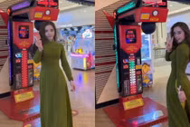 Mặc áo dài thử "lực đấm", cô giáo xinh đẹp gây chú ý khắp cõi mạng