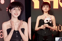 Xuất hiện tại buổi ra mắt phim, ca sĩ LyLy đẹp tựa búp bê