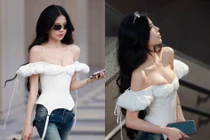 Đu trend "Trạm tỷ", Mai Dora khiến fan không khỏi "căng mắt"