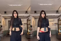 Bất ngờ kéo nhẹ phần cạp quần gái xinh Thái Lan khiến netizen tranh luận