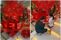 Cận cảnh biệt thự trăm tỷ đón Tết của Cường Đô La - Đàm Thu Trang 