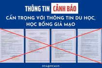 Trường đại học cảnh báo những thông tin giả mạo nhằm lừa đảo mùa tuyển sinh