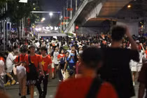 Khu vực Kim Mã-Liễu Giai chật kín người xem tổng duyệt diễu binh từ 4h sáng 