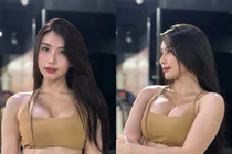 Gymer Trang Lê “đốt mắt” người xem với khoảnh khắc nóng bỏng trong phòng tập