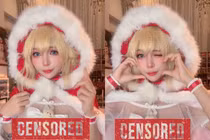 Nữ coser Việt hóa thân thành "bà già Noel" gây chú ý