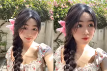 Con gái MC Quyền Linh khoe nhan sắc tự nhiên dưới ánh nắng