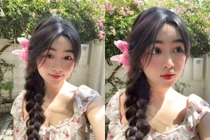 Con gái MC Quyền Linh khoe nhan sắc tự nhiên dưới ánh nắng